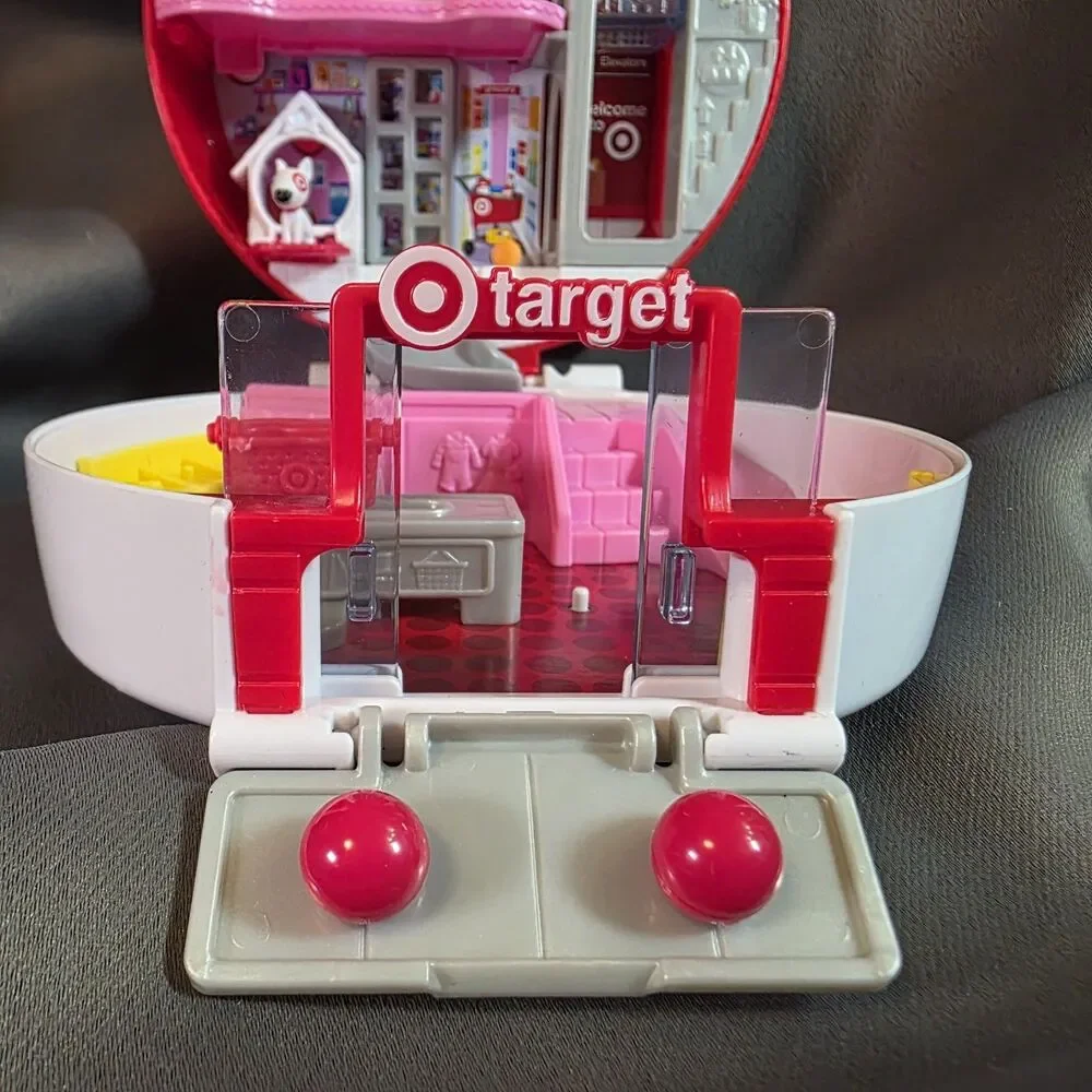 Polly Pocket Target Bullseye Adventure Compact Playset Incomplete 2024 Exclusive